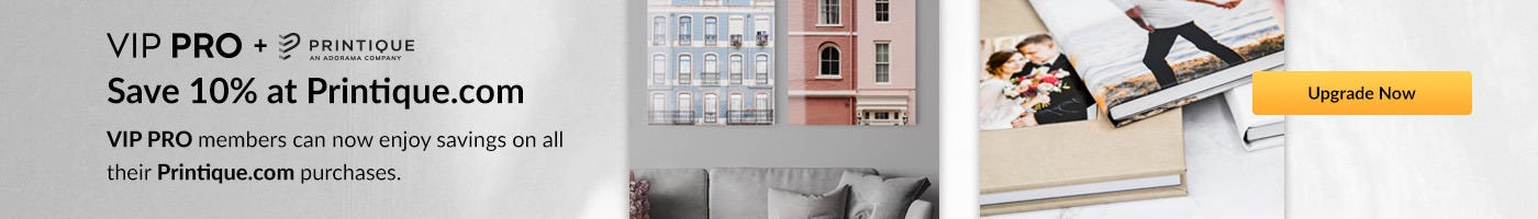 Save 10% at Printique with VIP Pro membership
