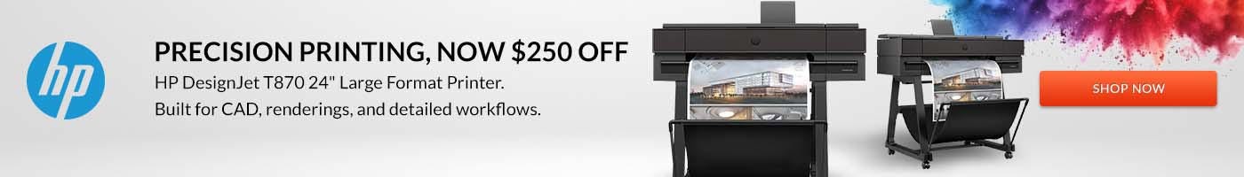 HP Large Format T870 promo