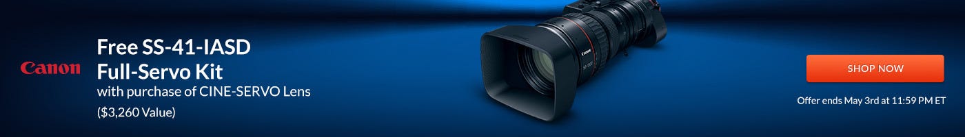 Canon Cine-Servo Offer