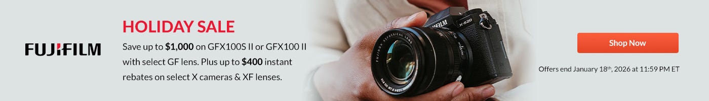 Fujifilm Holiday Sale
