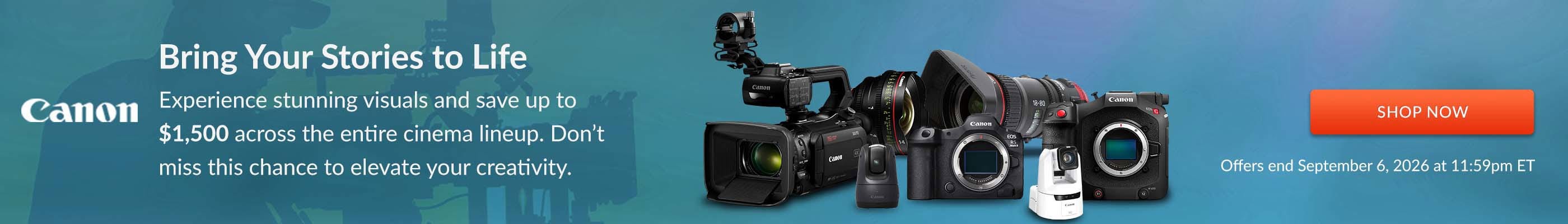 Canon Cinema Savings
