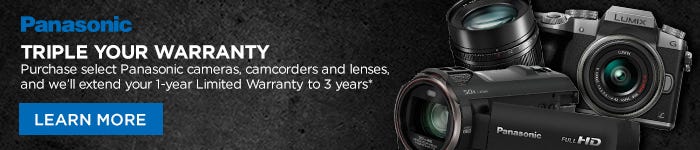 Panasonic triple your warranty