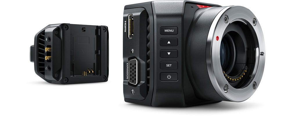 blackmagic micro studio camera 4k ptz head