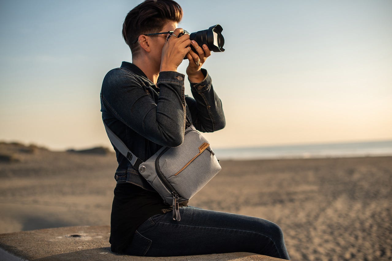 Peak Design 3L Everyday Sling V2, Ash BEDS-3-AS-2 - Adorama