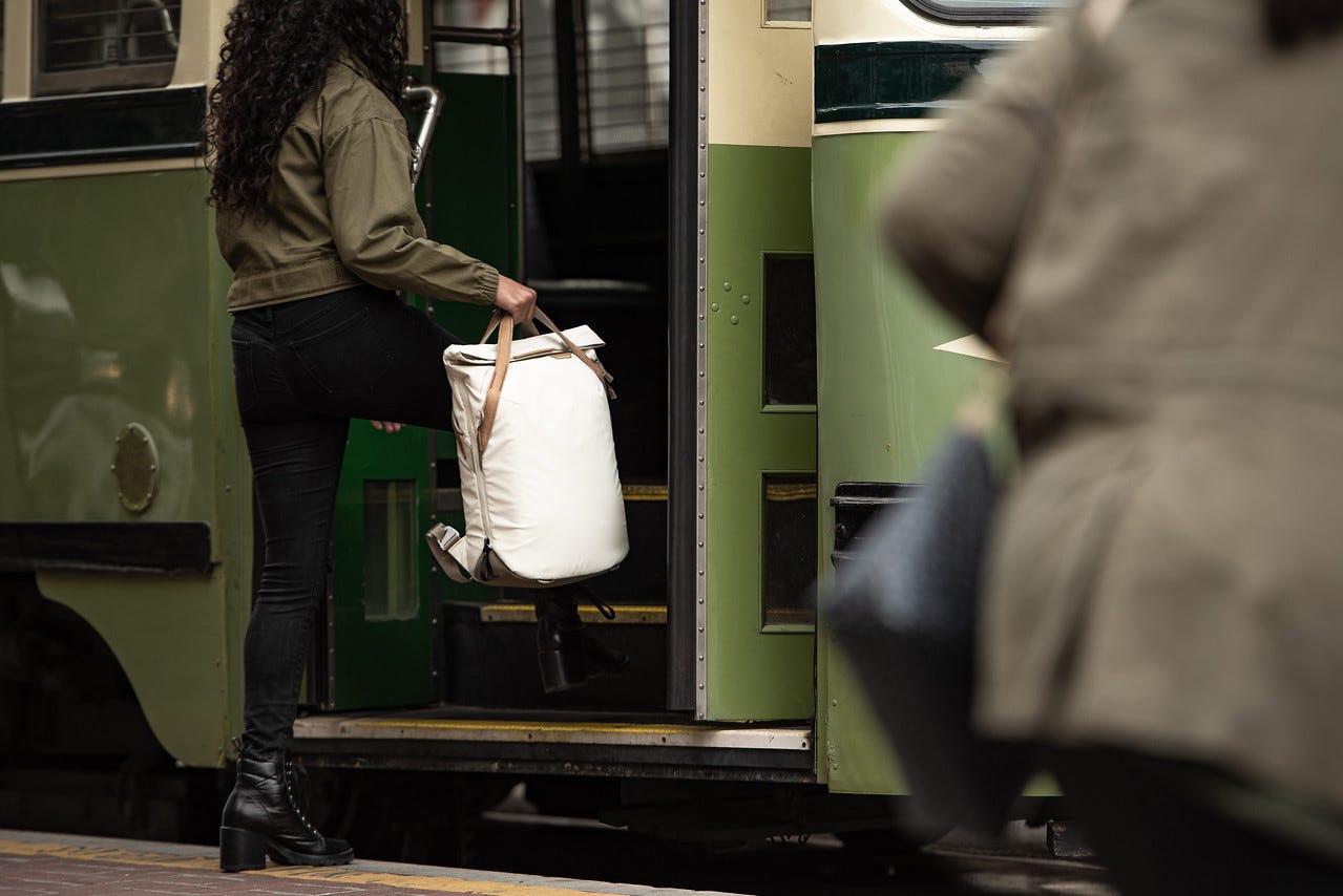 Sleek Backpack-Tote Hybrid For Photo Equipment & Everyday Life.