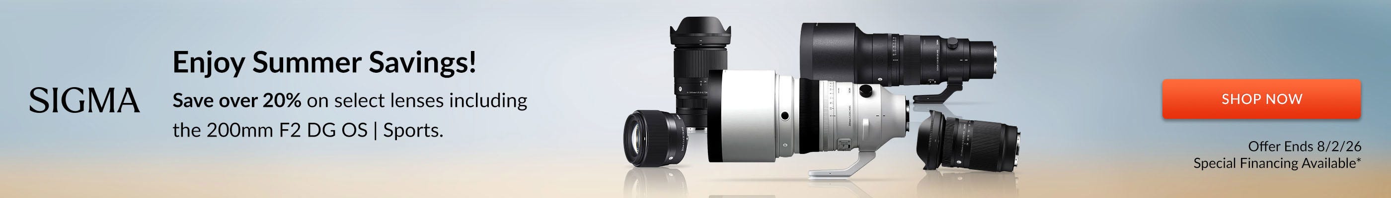 Sigma July Sale