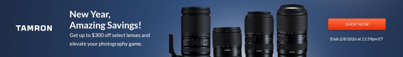 Tamron New Year sale