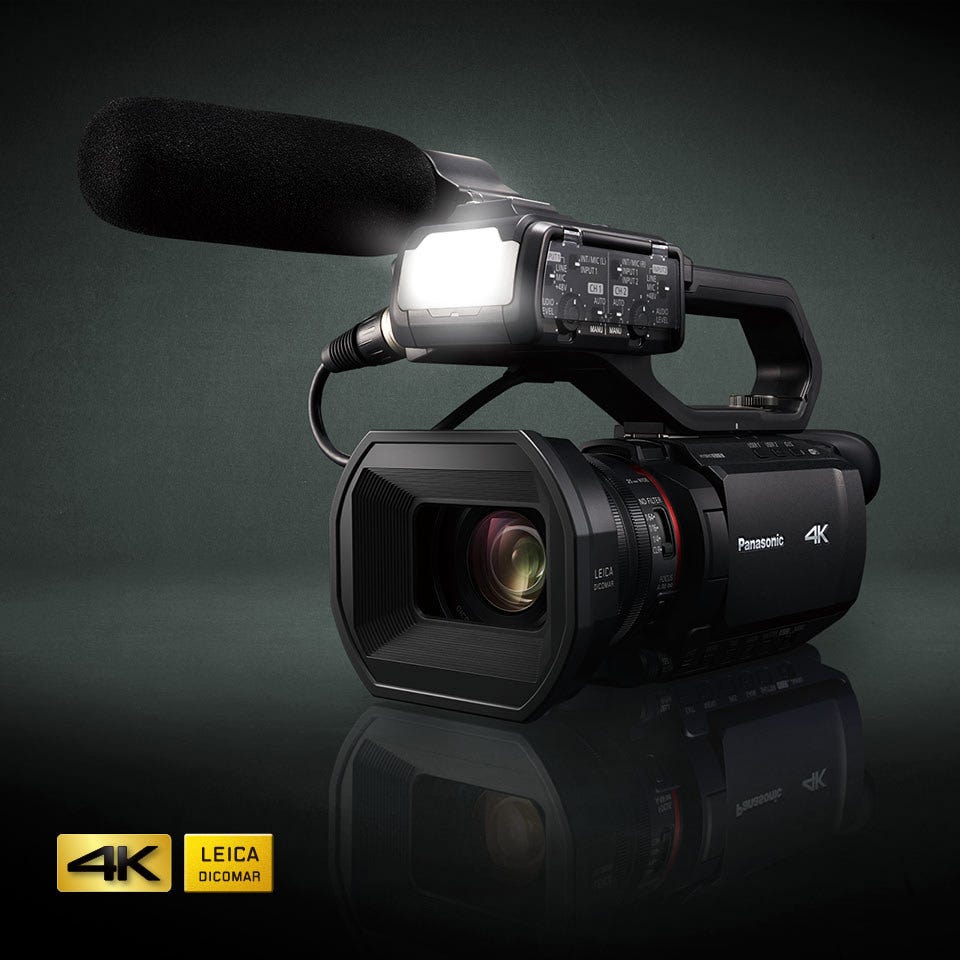 Panasonic HC-X2000 4K Professional Camcorder with Handle Unit HC-X2000