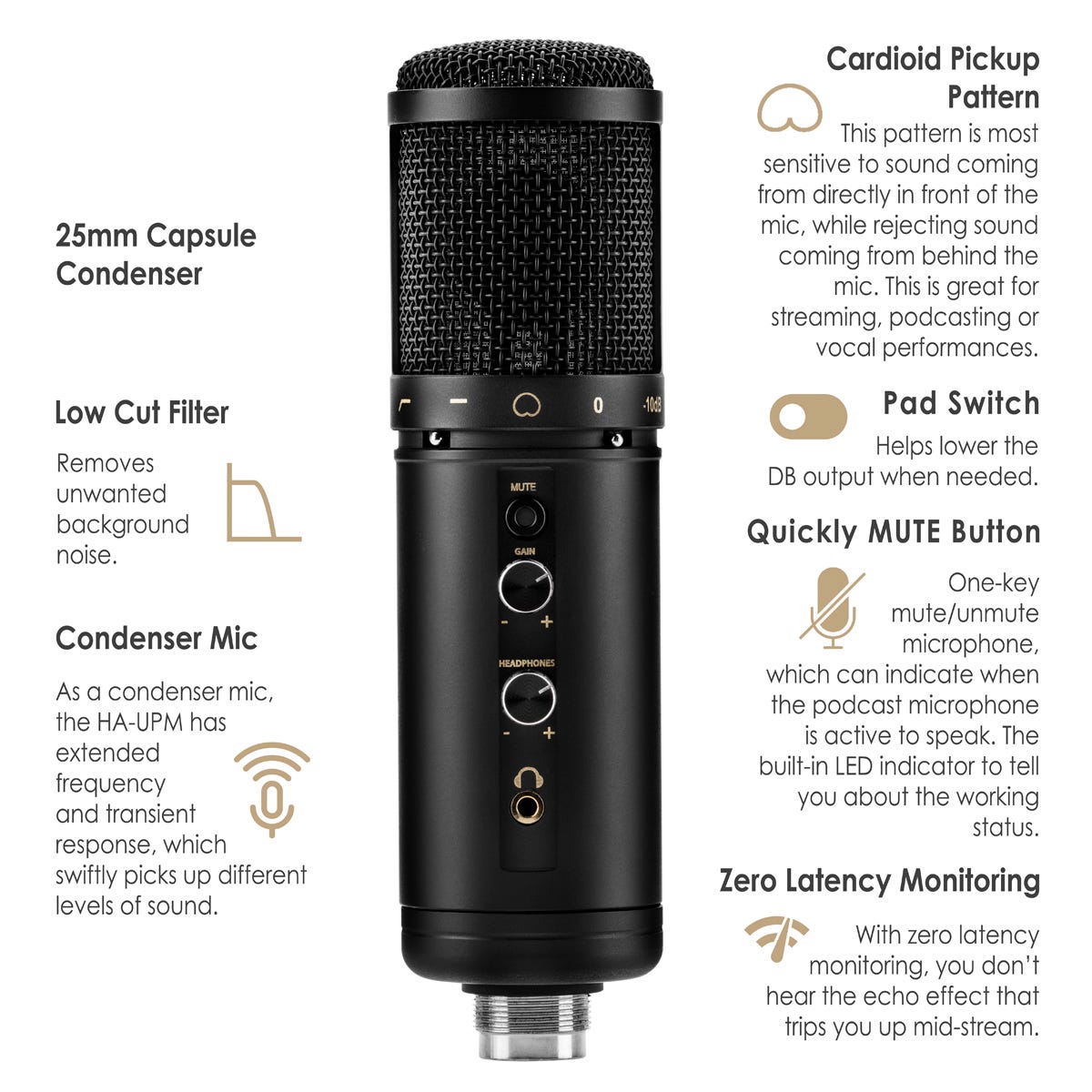 H&A Professional USB Microphone