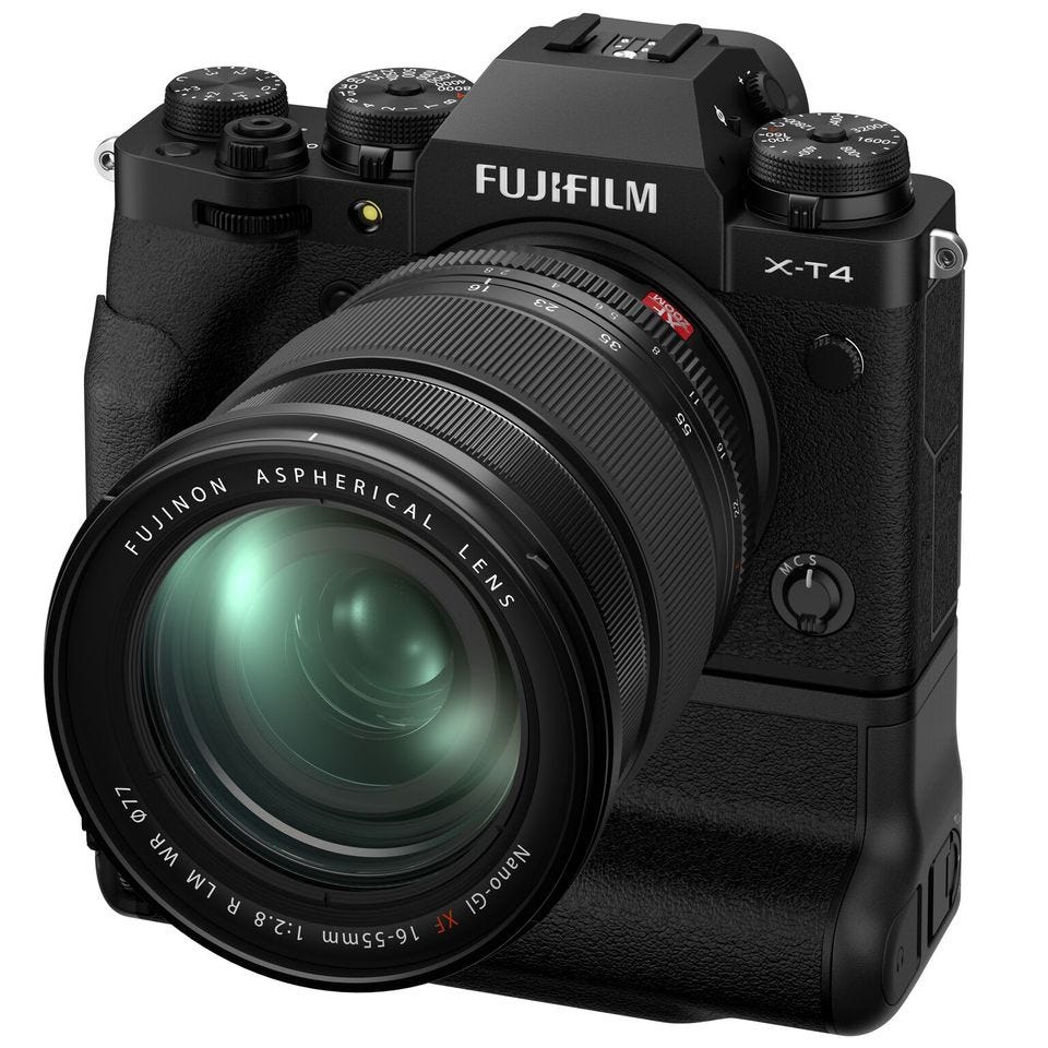 Fujifilm X-T4 Camera with XF 16-80mm f/4 R OIS WR Lens, Black 16652893