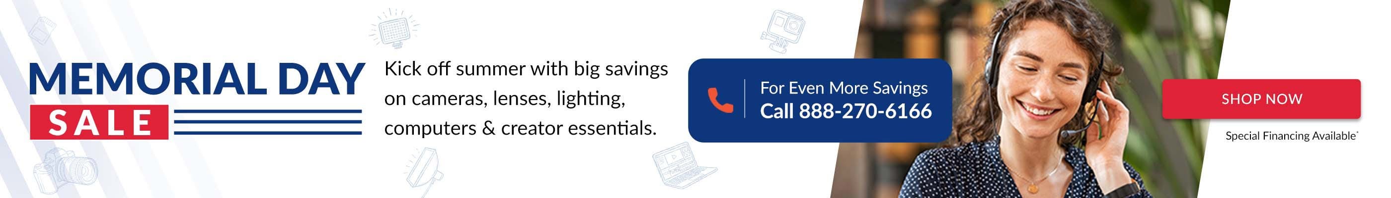 Memorial Day Sale 2026 w Call Center