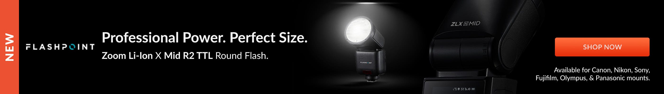 Flashpoint Zoom Li-Ion X Mid Flash - NPA