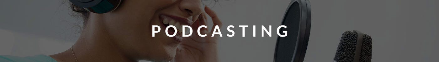 PODCASTING BANNER