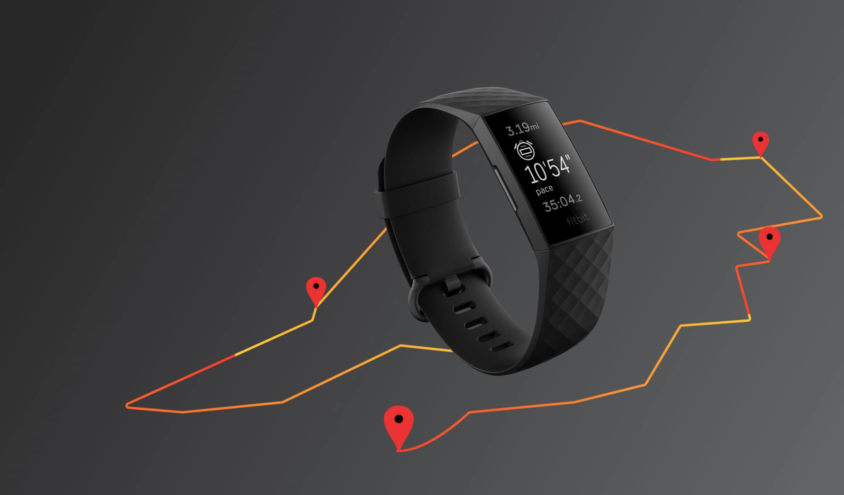 Fitbit Charge 4 Fitness Tracker, Black/Black - Adorama
