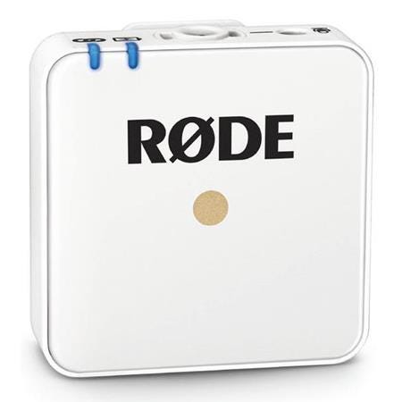 Rode Wireless GO Compact Wireless Microphone System with Transmitter and  Receiver, White