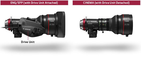 Designed for Cinema Style & Broadcast Applications.