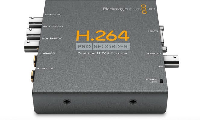 Capture From Broadcast Decks To SD & HD H.264 Files.