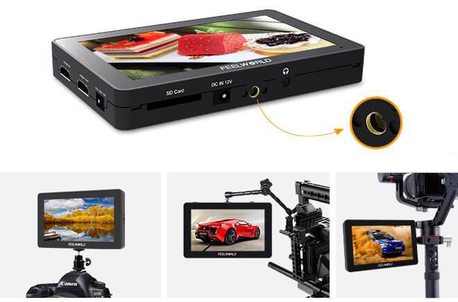 Flexible Install Both on Camera and Gimbal.