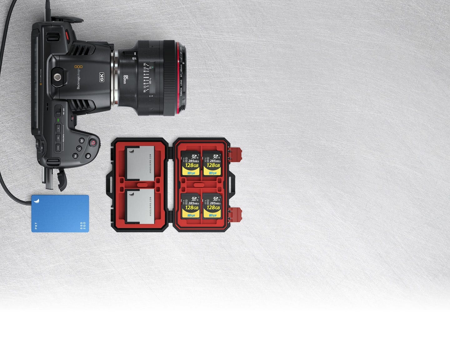 Use Standard SD Cards, UHS‑II or CFast 2.0 Media.
