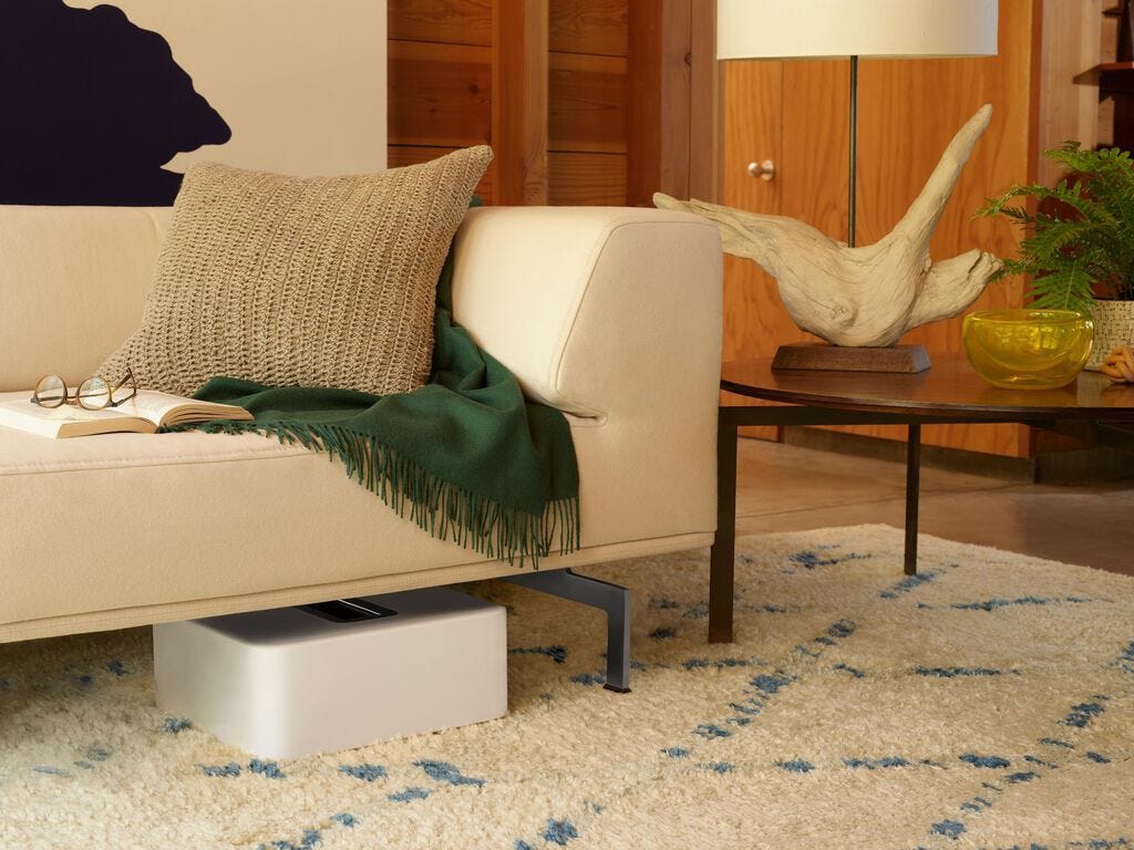 Award-winning, versatile design can stand upright or be laid flat.