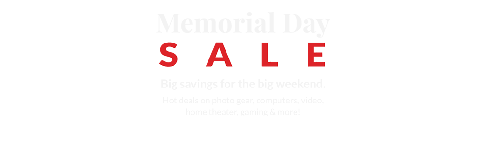 Memorial Day Sales At Best Prices | Adorama