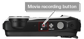 Full HD movie & Movie Recording Button.