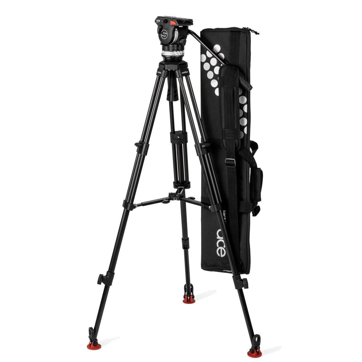 Sachtler Ace XL Tripod System with Aluminum Legs & Mid-Level Spreader.
