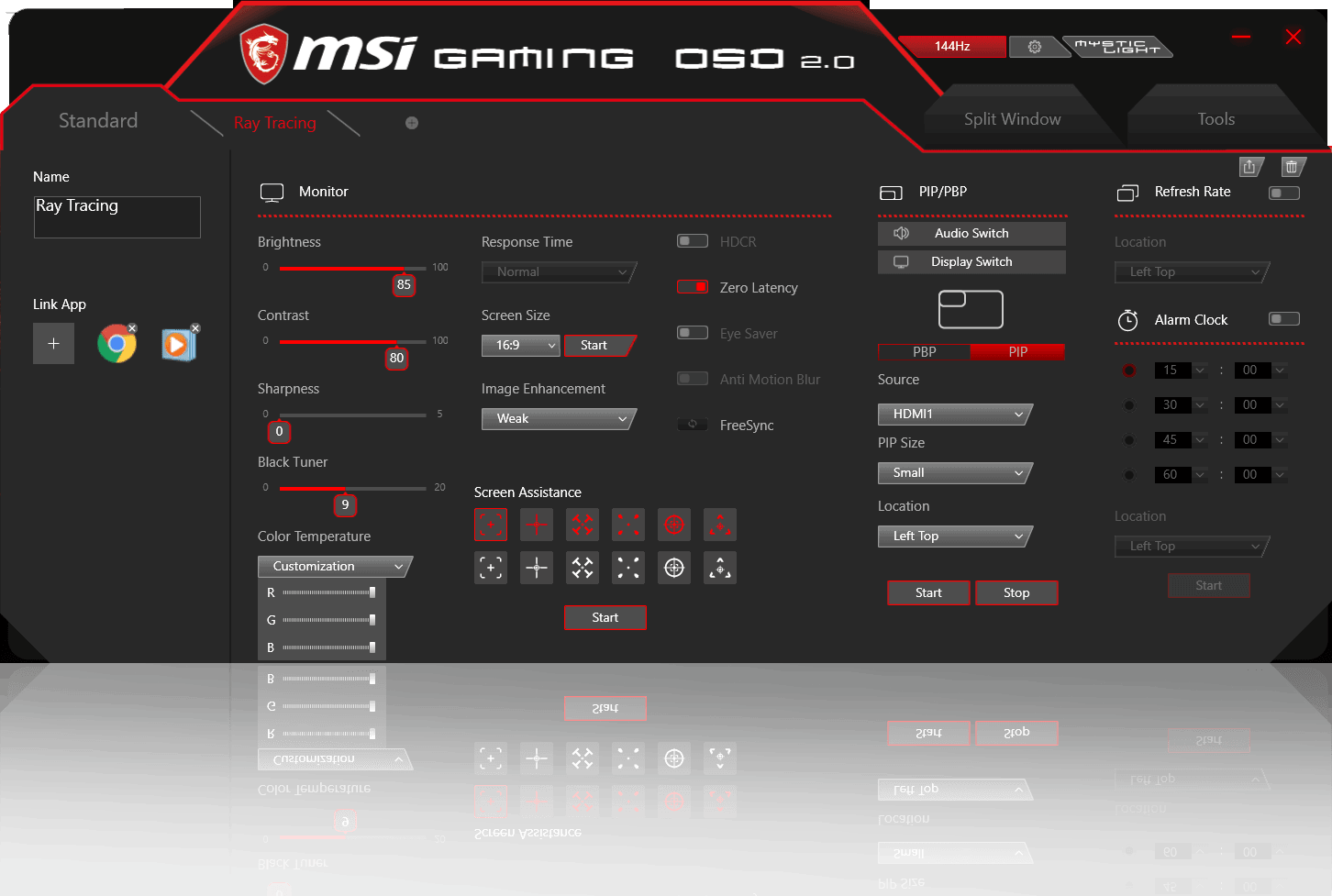 Gaming OSD App Advantages.