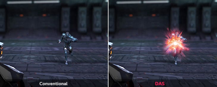 Dynamic Action Sync. React Faster to Opponents.