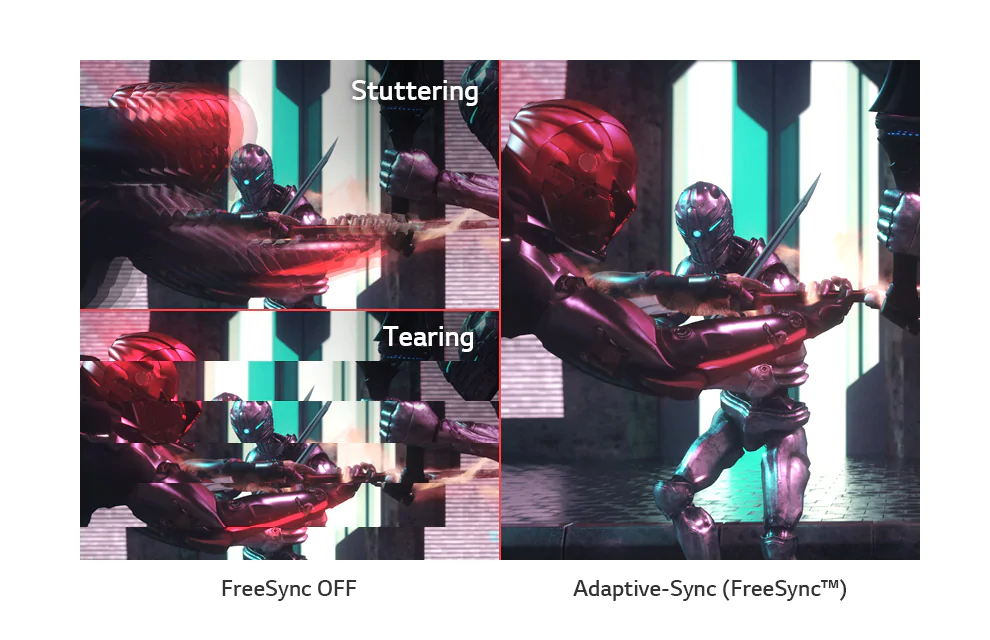 Adaptive-Sync (FreeSync™) Clearer, Smoother and Faster.