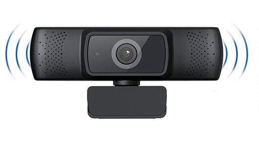 webcam with low noise mic 
