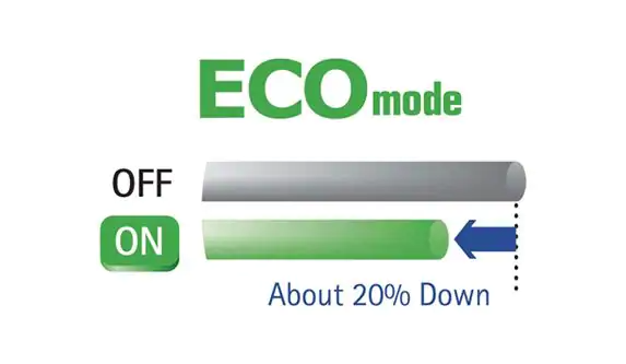 Go Green: ECO Mode.
