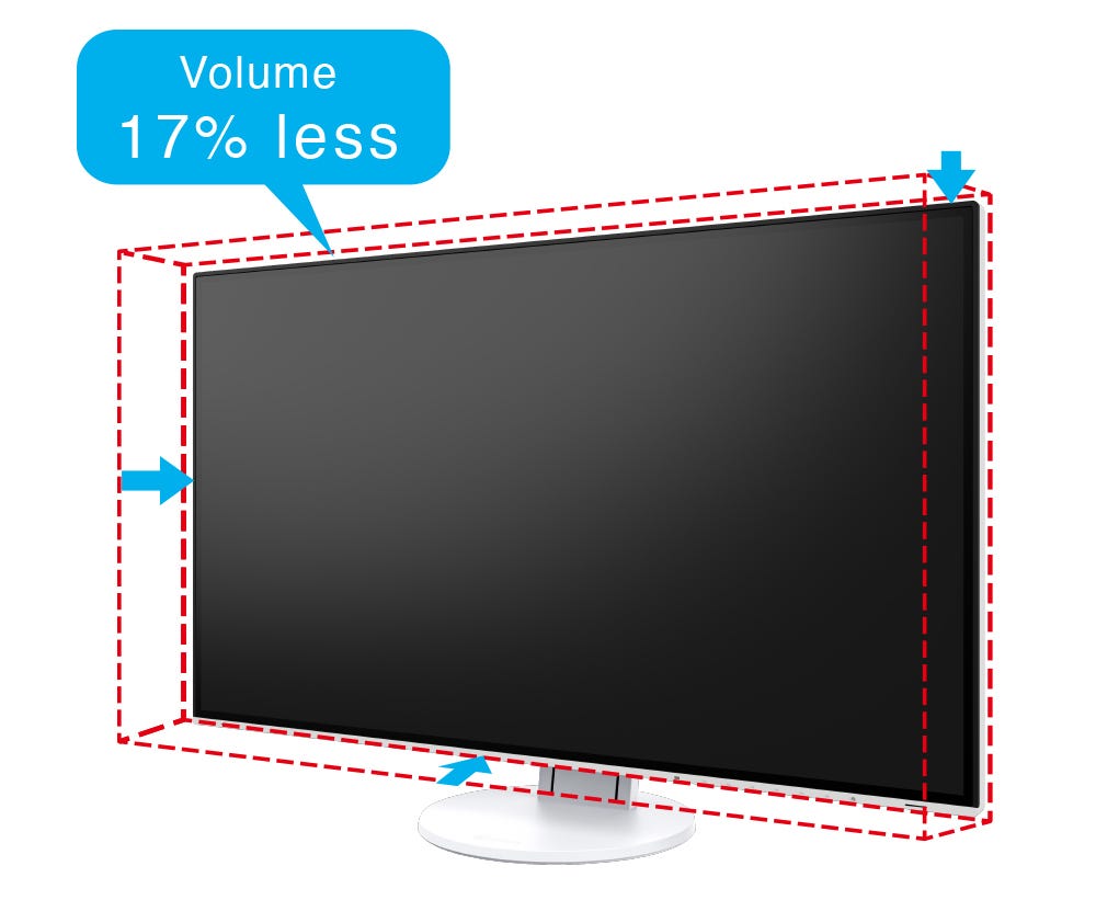 Fit 4K Resolution On Any Desk With This Fully Flat & Frameless Design.