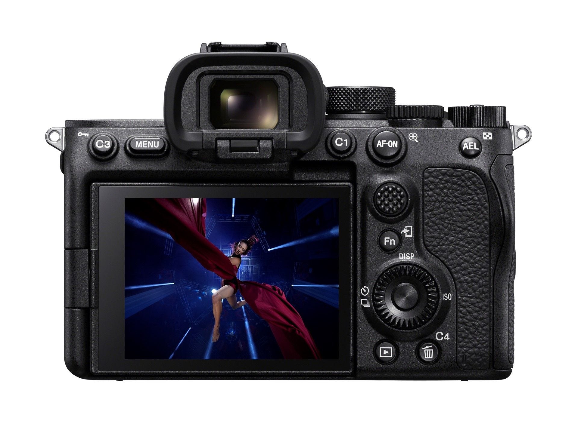 LCD touch screen video mirrorless camera