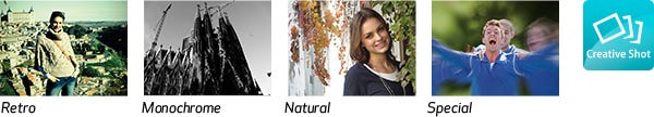 Creative Shot Mode Uses Composition, Color & Lighting From Your Original Image To Create Unique Images With An Artistic Flair.