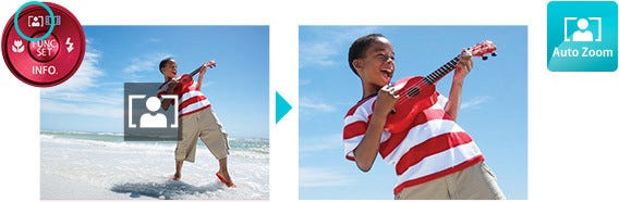 Enable The Auto Zoom Feature & The Camera Will Automatically Zoom In To Help Frame Your Subject & Help Keep It In Focus.