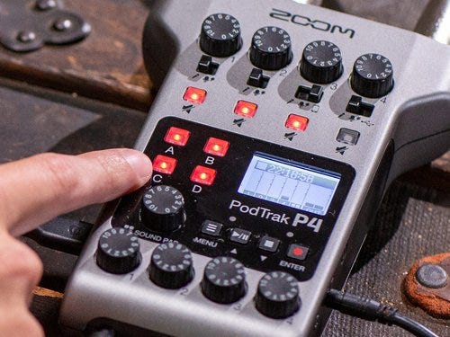  load your own sounds or choose from 11 pre-recorded presets