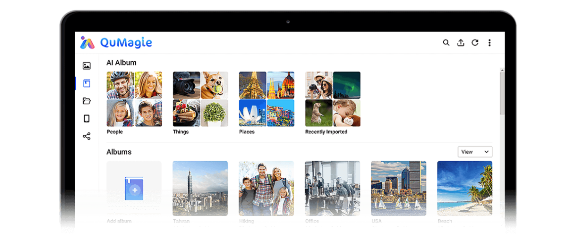 Easy Photo Management With AI-Powered QuMagie For Automated Photo Categorization.