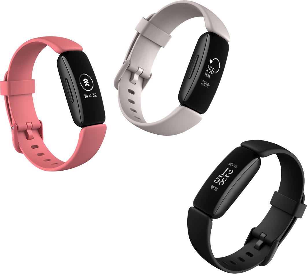 Fitbit Inspire 2 Fitness Smartwatch, Black/Black FB418BKBK - Adorama