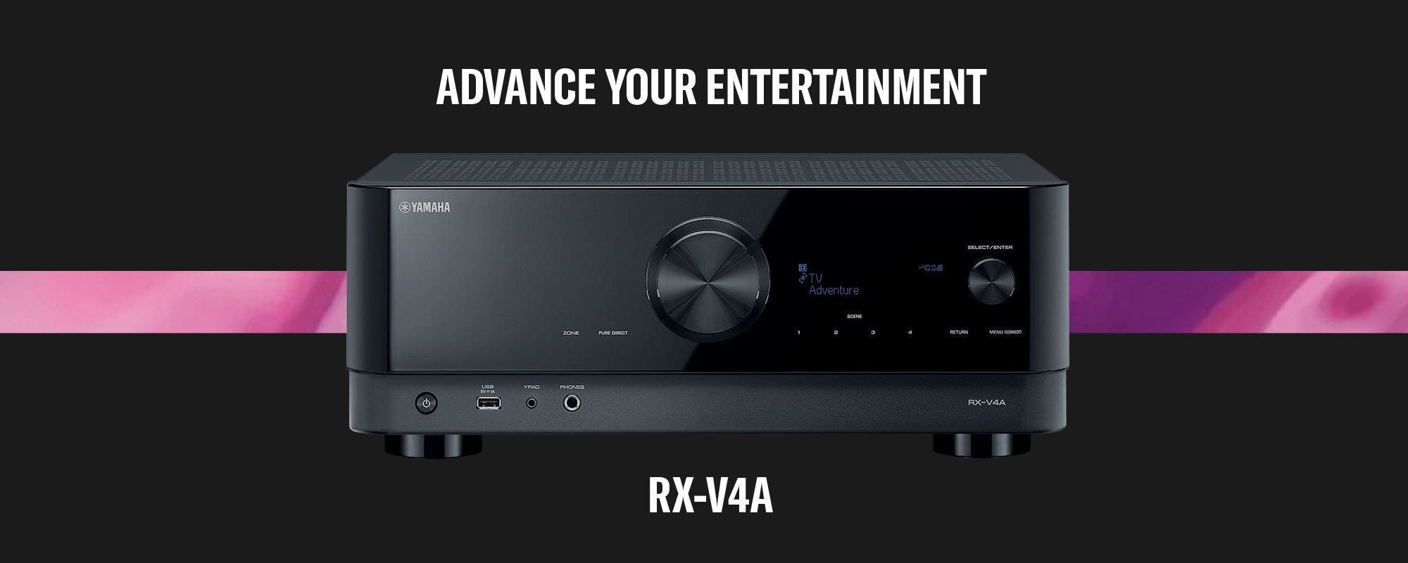 RX-V4A 5.2-Channel AV Receiver With 8K HDMI & MusicCast.