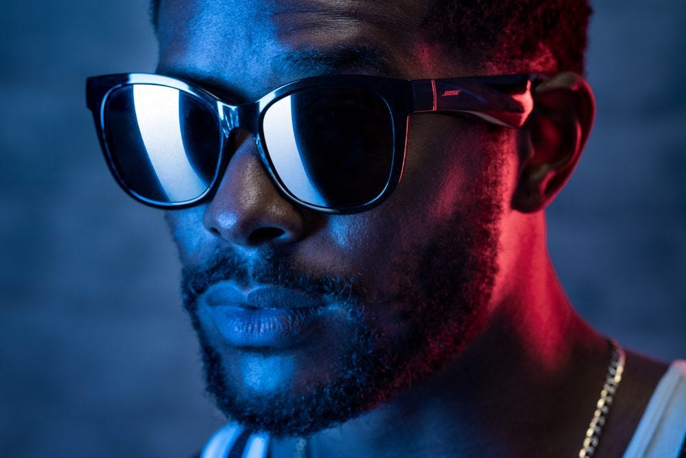 Control audio from your sunglasses