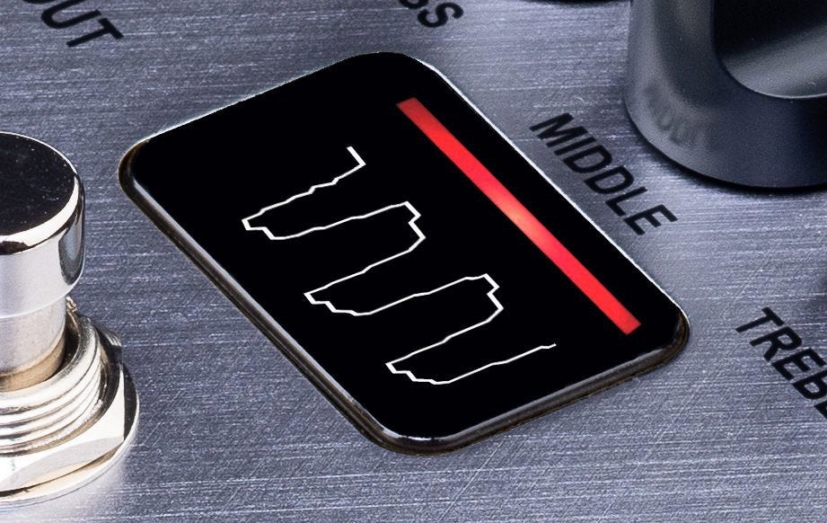 The OLED Display Provides Visual Confirmation Of The Sound.
