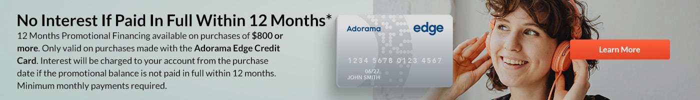 12 Months Special Financing Banner