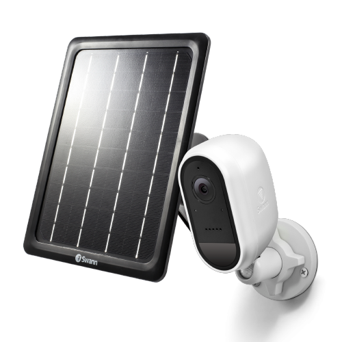 Wire-Free 1080p Security Camera with Solar Charging Panel & Outdoor Stand