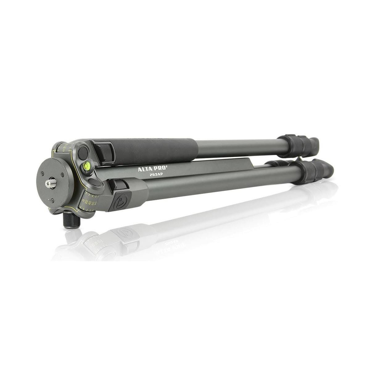 Alta Pro 2 263AP Aluminum Tripod With 3-Way Video Pan Head.