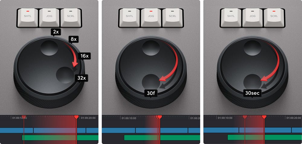 Source Tape For Scrolling Clips.