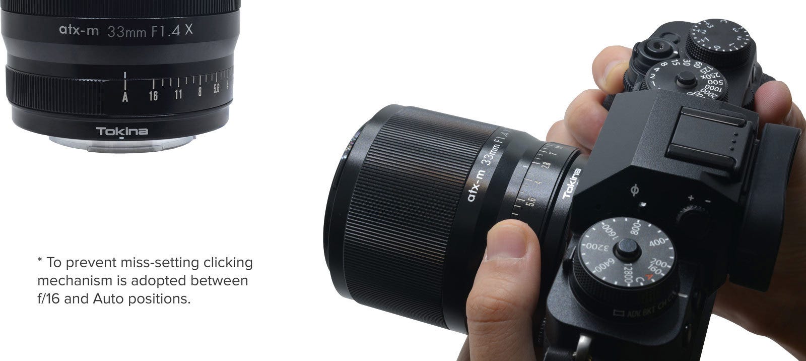 Click-Less Aperture Ring.