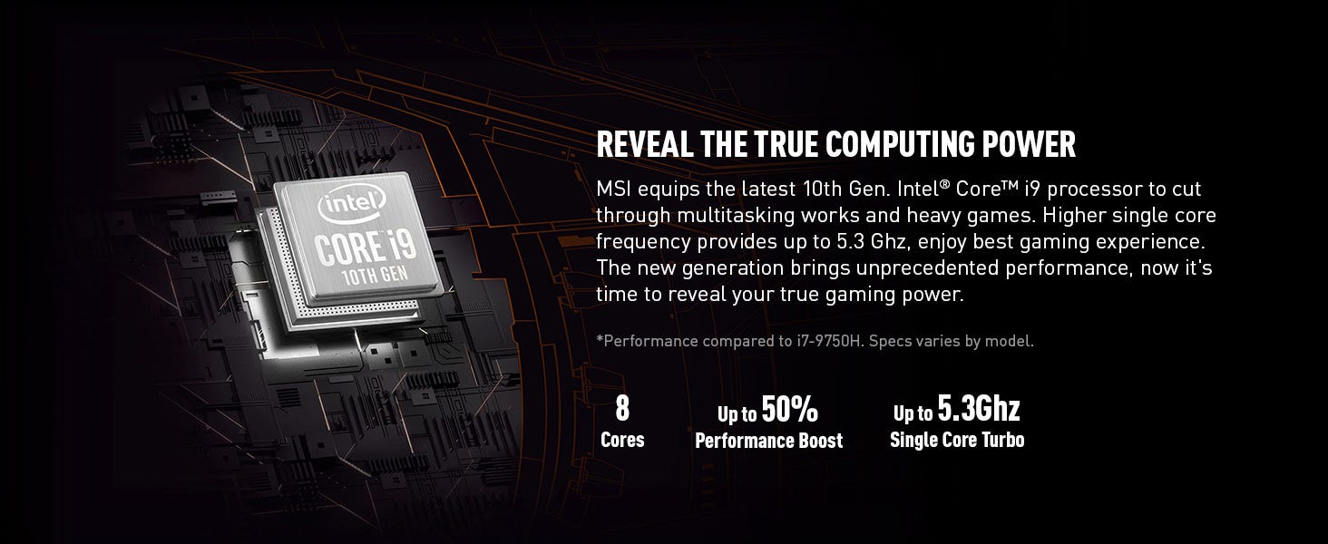 gaming laptop computing power
