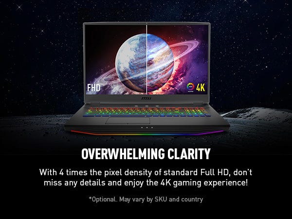 gaming laptop with monitor display clarity