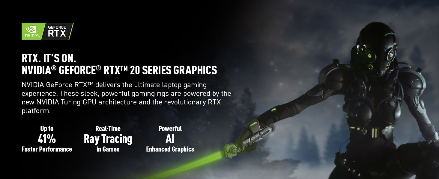Geforce RTX graphics card gaming laptop